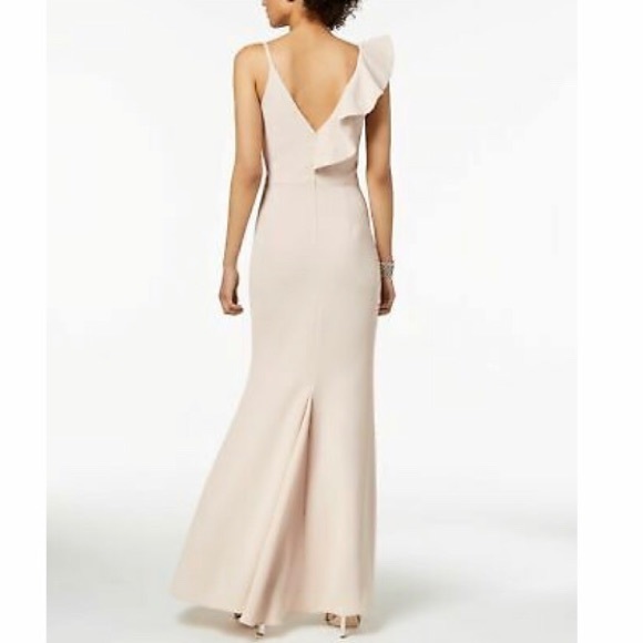 Xscape Shoulder Ruffle Gown - Picture 2 of 8